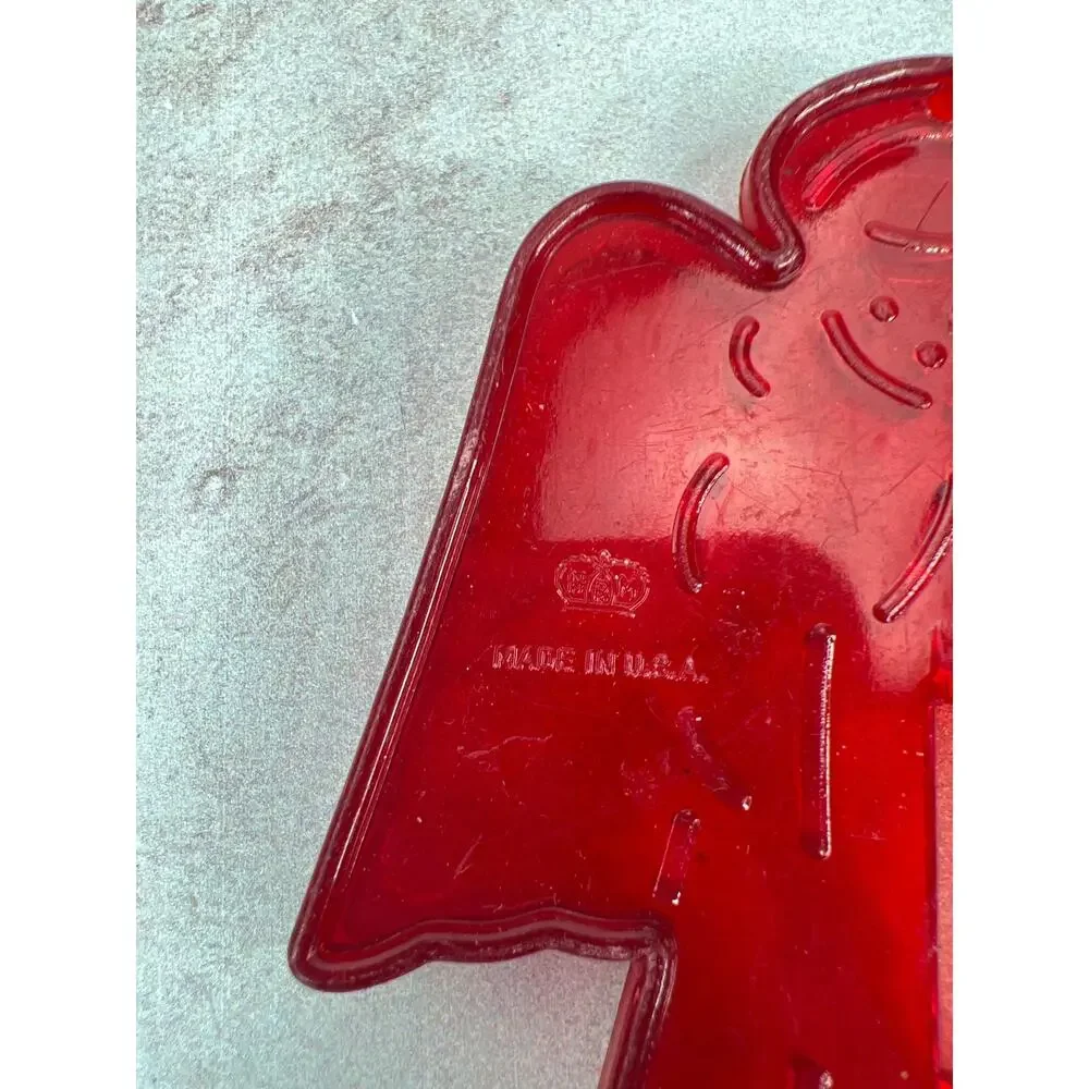 Vintage plastic‎ Angel cookie cutters set of 4